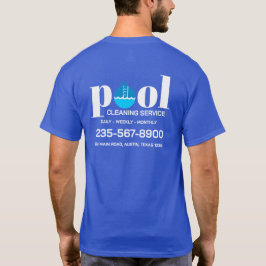 Pool-Reinigungsdienst T-Shirt