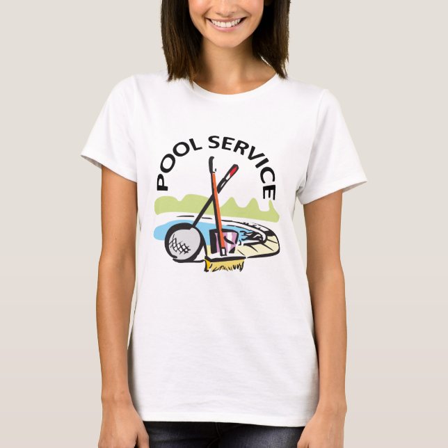 Pool-Service T-Shirt (Vorderseite)