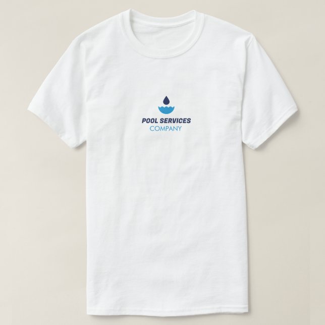 Pool Services Company T-Shirt (Design vorne)