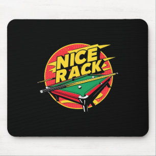 Pool Shark Billiards Schöner Rack Funny Puns 8 Bal Mousepad