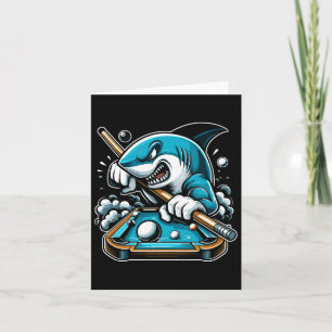 Pool Shark Funny Pool Player Billiard 8- Karte