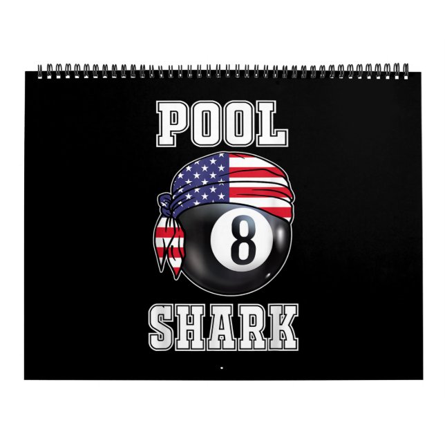 Pool Shark Jersey Cooles Geschenk Top Bar Billiard Kalender (Titelbild)