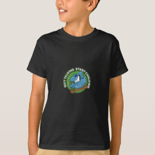 Pool Shark kündigen Vortrag anfangen, langen Schla T-Shirt