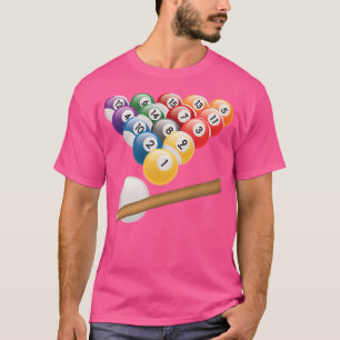 Pool Snooker Player Billiards Glove Wearer Cue Bil T-Shirt