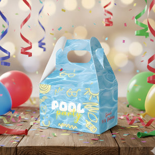 Pool Sommer Neon Stimmung Geburtstagsfeier Geschenkschachtel