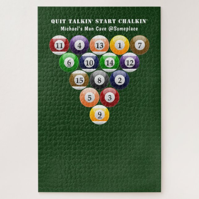 Pool-Spiel der Puzzle (Vertikal)