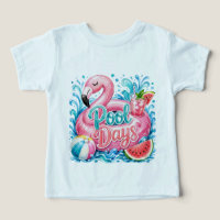 Pool-Tage Baby-T-Shirt für Kleinkinder