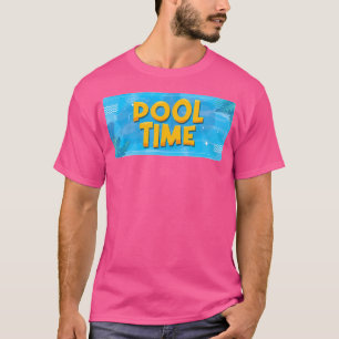 Pool Time Ocean Schwimmer Funny Swimming Pool T-Shirt