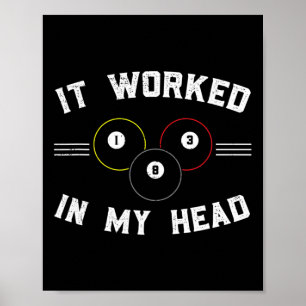Pool und Snooker-Player3 Poster
