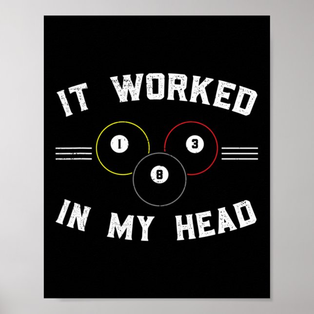 Pool und Snooker-Player3 Poster (Vorne)