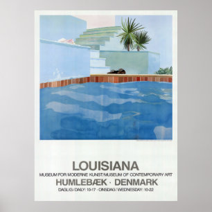 Pool und Stufen Poster