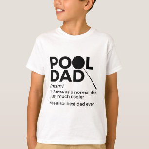 Pool Vater Definition Funny Billiard Der beste Vat T-Shirt