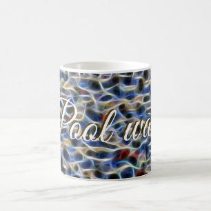 Pool Wasser ein Kunstkonzept von Glitch2 Designs Tasse