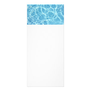 Pool Wasserrutschen Werbekarte