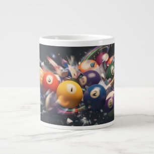 Poolball-Style-Coffee-Tasse Jumbo-Tasse