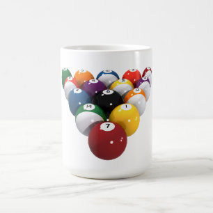 Poolbälle / Billard: 3D-Modell: Kaffeetasse
