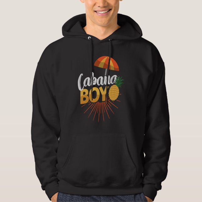 Poolboy-Poolparty Männer Jungen Hoodie (Vorderseite)