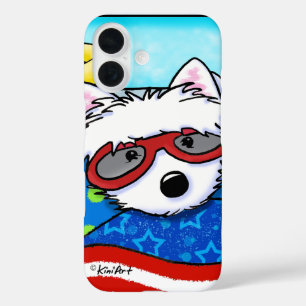 Poolboy Westie iPhone 16 Hülle