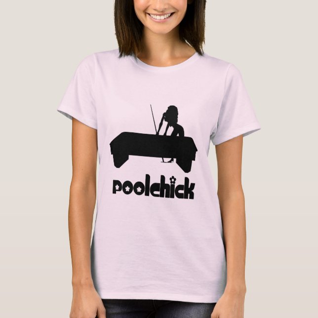 PoolChick-Logo T-Shirt (Vorderseite)
