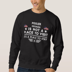 Pooler Georgia Ort zum Übernachten USA Stadthaus S Sweatshirt