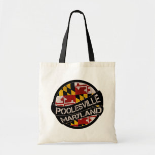 Poolesville Maryland Fahnengrunge Tasche