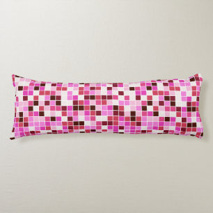 Poolfliesen, rosa Mosaikfliesen, geometrisches Mus Seitenschläferkissen