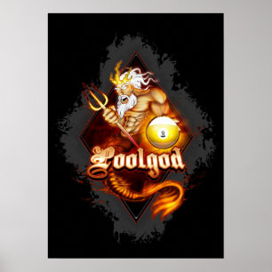 Poolgod-Poster Poster