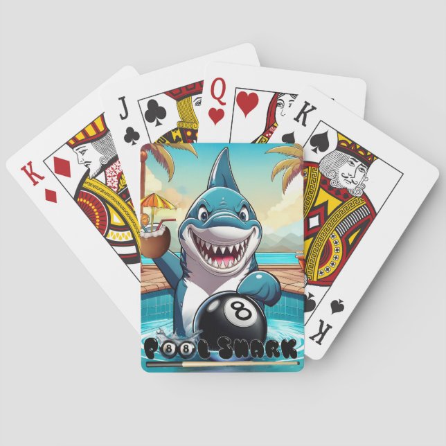 Poolhai  spielkarten (Rückseite)
