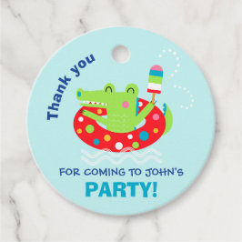 Poolparty Geschenkanhänger