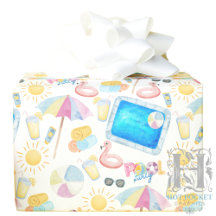 Poolparty-Geschenkpapier