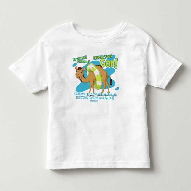 Poolside Camel Kleinkind T-shirt (Vorderseite)