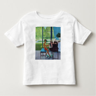 Poolside-Klavier-Praxis Kleinkind T-shirt