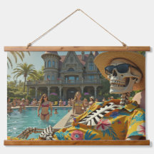 Poolside Skeleton