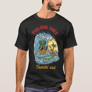 Poolside Vibes T-Shirt – Tropisches Meer & Küste