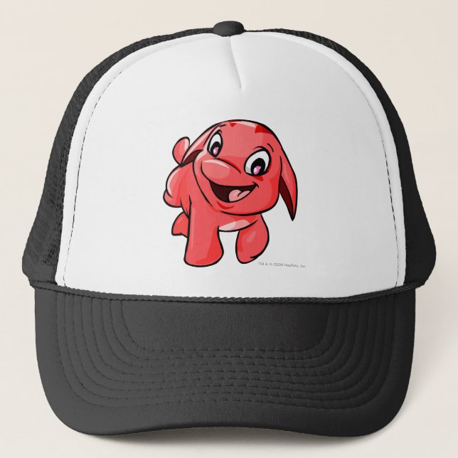 Pooogle Rot Truckerkappe (Vorderseite)