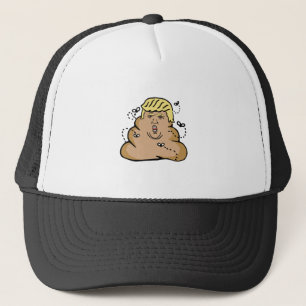 poop donald trump truckerkappe