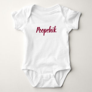 Poopchik Ukrainian Baby Romper von Baba Baby Strampler