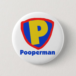 Pooperman Button