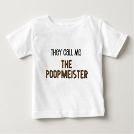 Poopmeister Funny Baby Shirts