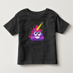 Poopy Einhorn Emoji Kleinkind T-shirt