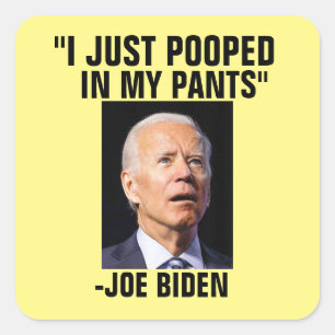POOPY JOE BIDEN STICKERS