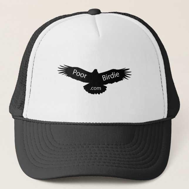 PoorBirdie Logo Truckerkappe (Vorderseite)