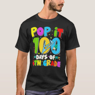 Pop 100 Tage 4. Klasse Studierende 100 Tage T-Shirt
