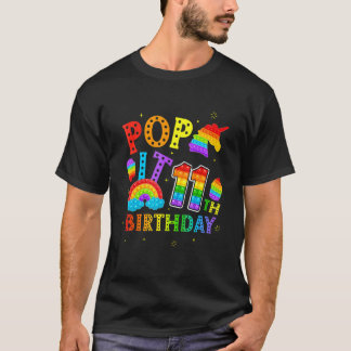 Pop 11. Geburtstag 11 Jahre Poppen Party für Gir T-Shirt