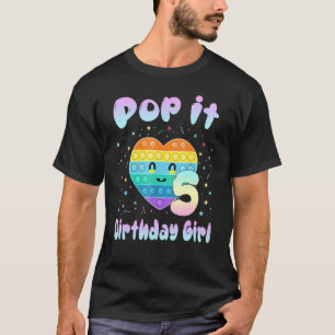 Pop 5. Geburtstagskarte für Pop Party T T-Shirt