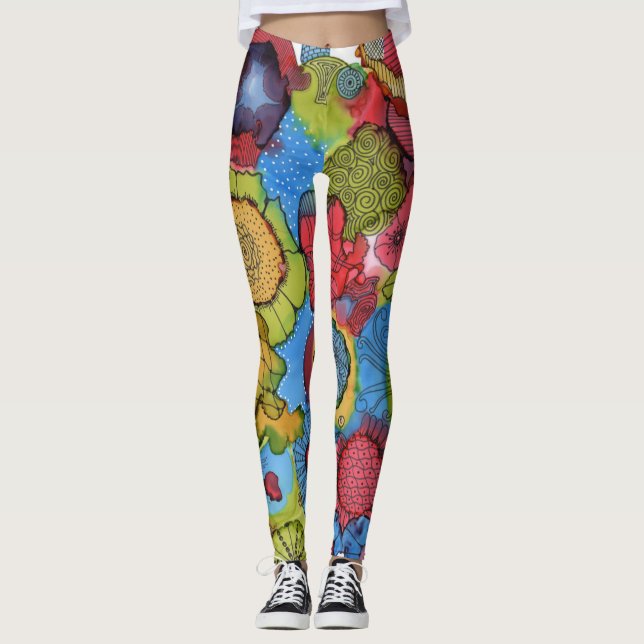 Pop a Doodle Leggings (Vorderseite)