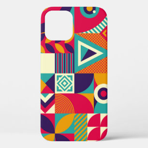 Pop abstrakte geometrische Formen, nahtlose Muster Case-Mate iPhone Hülle