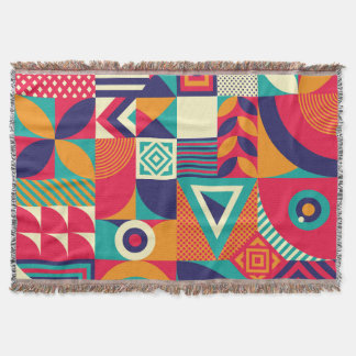 Pop abstrakte geometrische Formen, nahtlose Muster Decke