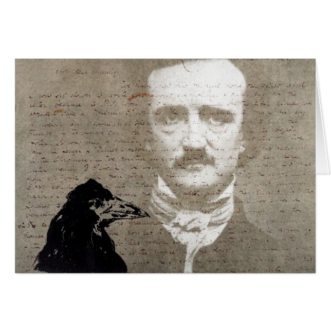 Pop and the Raven Grunge Digital Art (Vorderseite (Horizontal))