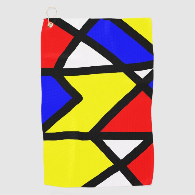 Pop-Art96 Golfhandtuch (Vorderseite)